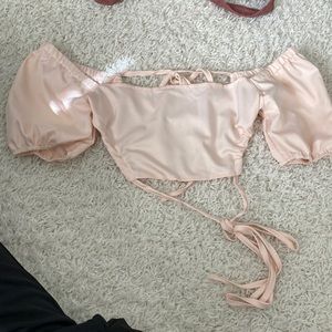 Woman’s Tie Crop Top